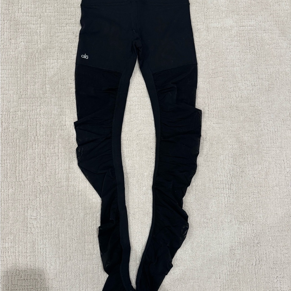 ALO Yoga Sheer Black Leggings